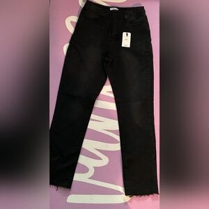 Denim Wash black high rise mom jeans from forever 21